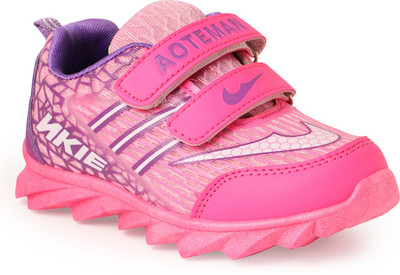 

N Five Girls Velcro Casual Boots(Multicolor, Pink