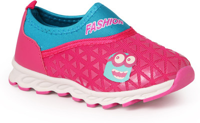 

N Five Girls Velcro Casual Boots(Multicolor, Pink