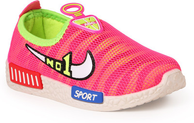 

N Five Girls Slip on Casual Boots(Multicolor, Pink