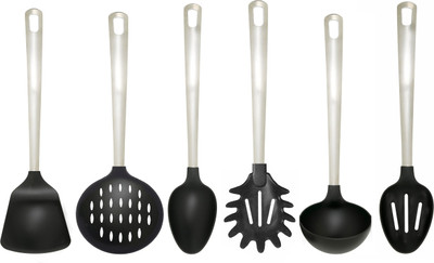 

Jubilant Lifestyle SteelBlack6 SteelBlack_6 Black, Steel Kitchen Tool Set(Black, Steel)
