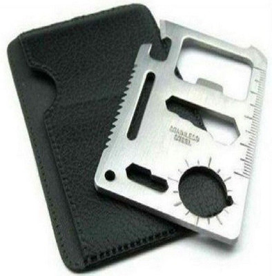 

Edwin Clark 11 In 1 Stainless Steel Survival Tool Kit Pocket Multi Tool(Black)