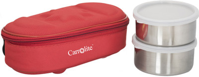 

Carrolite Century Stylish Red 2 Containers Lunch Box(400 ml)