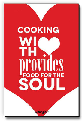 Seven Rays Cooking With Love Provides Food For The Soul Fridge Magnet Pack of 1