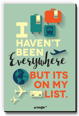 Seven Rays I haven't Been Everywhere But Its On My List Fridge Magnet Pack of 1