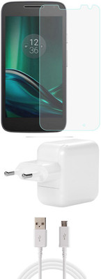 FELICITY Screen Protector Accessory Combo for Moto G4 Play(Transparent)