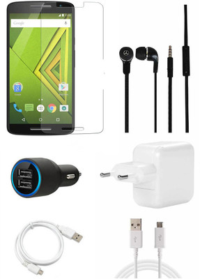 FELICITY Screen Protector Accessory Combo for Moto XPlay(Transparent)