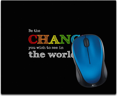 

Maison N Mode Be the Change Printed Mouse Pad Mousepad(Multicolour)