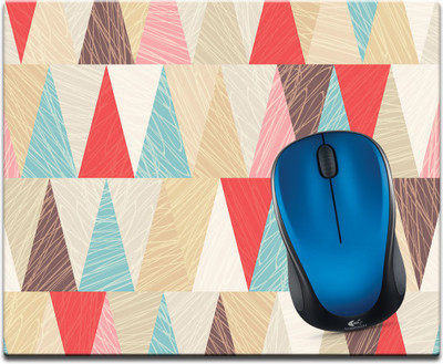

Maison N Mode Triangle Big Printed Mouse Pad Mousepad(Multicolour)