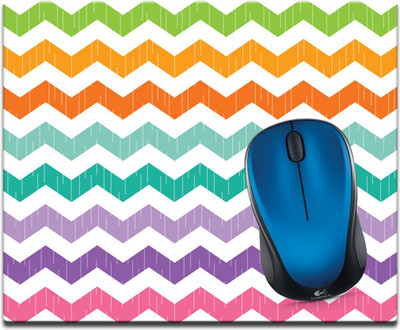 

Maison N Mode zig Line Printed Mouse Pad Mousepad(Multicolour)