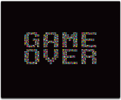 

Maison N Mode Game Over Printed Mouse Pad Mousepad(Multicolour)