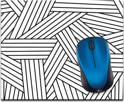 

Maison N Mode 6 Line Pattern Printed Mouse Pad Mousepad(Multicolour)