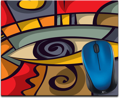 

Maison N Mode Color Eye Printed Mouse Pad Mousepad(Multicolour)