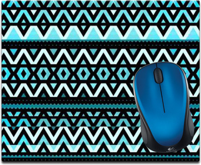 

Maison N Mode Blue Ptrn Printed Mouse Pad Mousepad(Multicolour)