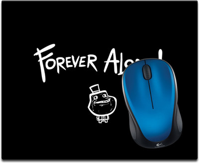 

Maison N Mode Forever Alone Printed Mouse Pad Mousepad(Multicolour)