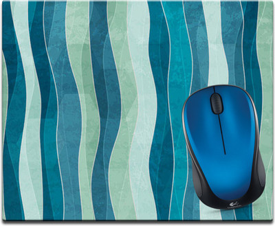 

Maison N Mode Waves Lines Printed Mouse Pad Mousepad(Multicolour)
