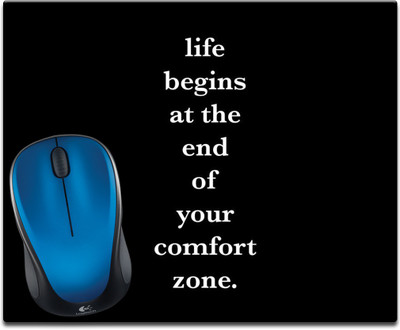 

Maison N Mode Life Begins Printed Mouse Pad Mousepad(Multicolour)