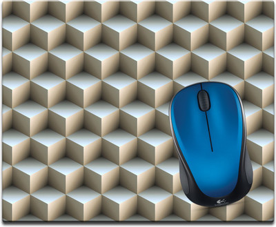 

Maison N Mode 3D Box Wall Printed Mouse Pad Mousepad(Multicolour)