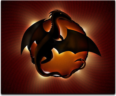 

Maison N Mode Dragon Printed Mouse Pad Mousepad(Multicolour)