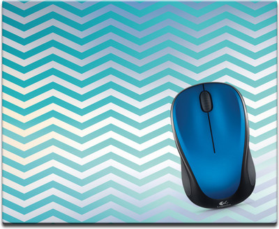 

Maison N Mode 3D Blue Zig Printed Mouse Pad Mousepad(Multicolour)