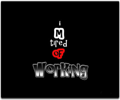 

Maison N Mode I Am Tired Printed Mouse Pad Mousepad(Multicolor)