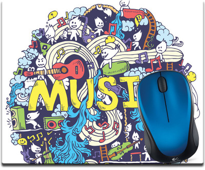 

Maison N Mode Music Bajao Printed Mouse Pad Mousepad(Multicolour)
