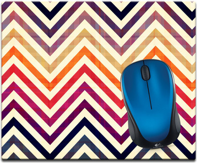 

Maison N Mode Zig Zag Printed Mouse Pad Mousepad(Multicolour)
