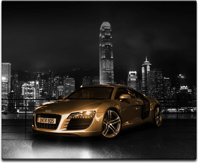 

Maison N Mode Golden Audi Car Printed Mouse Pad Mousepad(Multicolour)