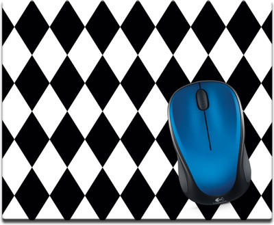 

Maison N Mode Bk Wh Printed Mouse Pad Mousepad(Multicolour)