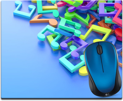 

Maison N Mode Color Music Printed Mouse Pad Mousepad(Multicolour)