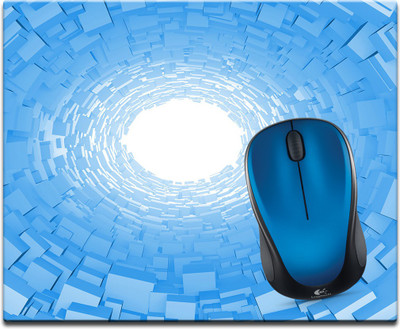

Maison N Mode 3D Box Hole Printed Mouse Pad Mousepad(Multicolour)