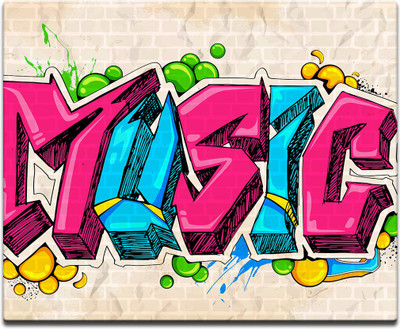 

Maison N Mode Music 3D Printed Mouse Pad Mousepad(Multicolour)