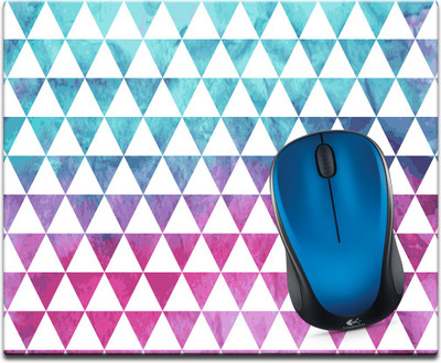 

Maison N Mode Triangle Pattern Printed Mouse Pad Mousepad(Multicolour)
