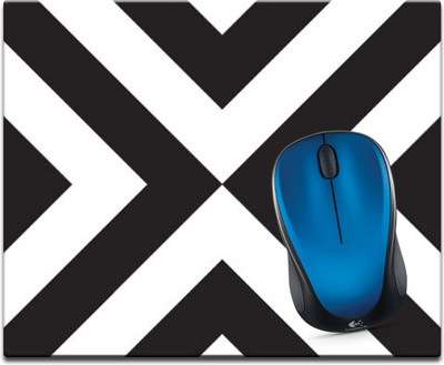 

Maison N Mode Cross Pattern Printed Mouse Pad Mousepad(Multicolour)