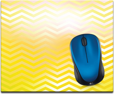 

Maison N Mode Yelo zig Line Printed Mouse Pad Mousepad(Multicolour)