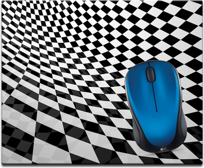 

Maison N Mode 3D Bk Check Printed Mouse Pad Mousepad(Multicolour)