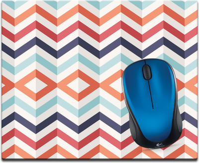 

Maison N Mode 3D Colr Zig Zag Printed Mouse Pad Mousepad(Multicolour)