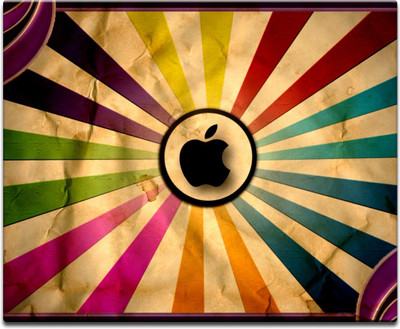

Maison N Mode Color Apple Printed Mouse Pad Mousepad(Multicolour)