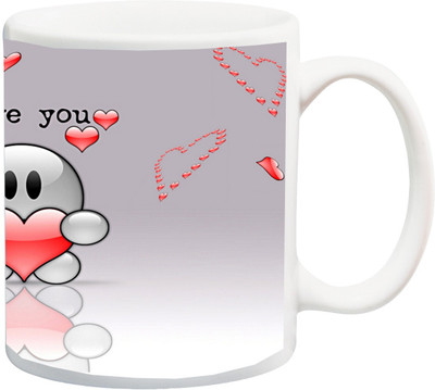 

ME&YOU Gift for Husband/Wife/Boyfriend/Girlfriend/Couple On Valentine's Day Love You Special HD Printed Ceramic Mug(325 ml), Multicolor