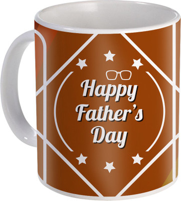 

SKY TRENDS Gift For Fathers Day In Coffee His Anniversary/Birthday Present JSD-038 Ceramic Mug(350 ml), Multicolor
