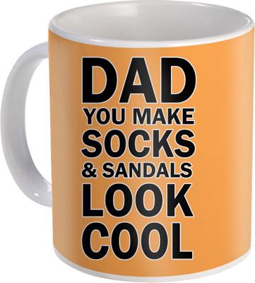 

SKY TRENDS Gift For Fathers Day In Coffee His Anniversary/Birthday Present JSD-004 Ceramic Mug(350 ml), Multicolor