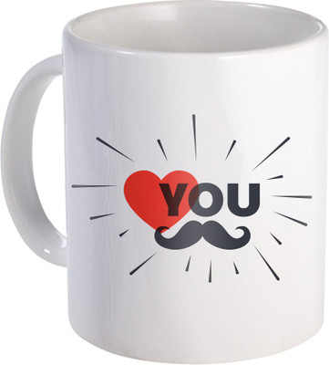 

SKY TRENDS Gift For Fathers Day In Coffee His Anniversary/Birthday Present JSD-066 Ceramic Mug(350 ml), Multicolor