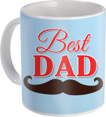 

SKY TRENDS Gift For Fathers Day In Coffee His Anniversary/Birthday Present JSD-010 Ceramic Mug(350 ml), Multicolor