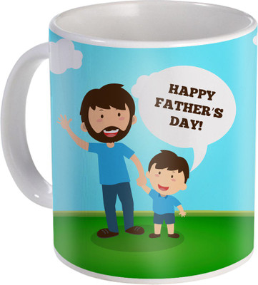 

SKY TRENDS Gift For Fathers Day In Coffee His Anniversary/Birthday Present JSD-030 Ceramic Mug(350 ml), Multicolor