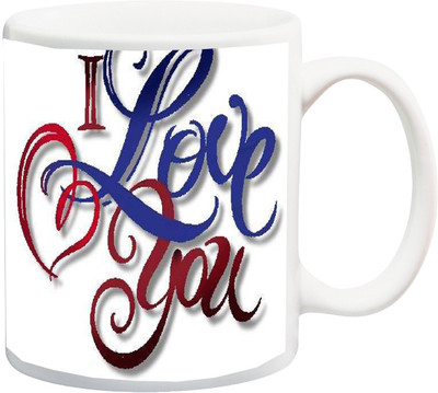 

ME&YOU Gift for Husband/Wife/Boyfriend/Girlfriend/Couple On Valentine's Day I Love You Special HD Printed Ceramic Mug(325 ml), Multicolor