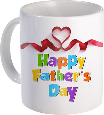

SKY TRENDS Gift For Fathers Day In Coffee His Anniversary/Birthday Present JSD-025 Ceramic Mug(350 ml), Multicolor