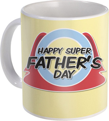 

SKY TRENDS Gift For Fathers Day In Coffee His Anniversary/Birthday Present JSD-058 Ceramic Mug(350 ml), Multicolor