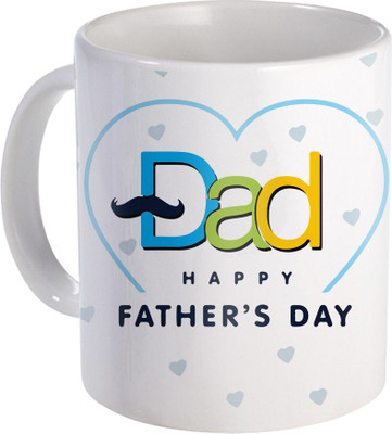 

SKY TRENDS Gift For Fathers Day In Coffee His Anniversary/Birthday Present JSD-031 Ceramic Mug(350 ml), Multicolor