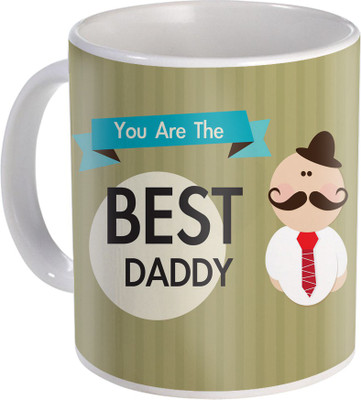 

SKY TRENDS Gift For Fathers Day In Coffee His Anniversary/Birthday Present JSD-022 Ceramic Mug(350 ml), Multicolor