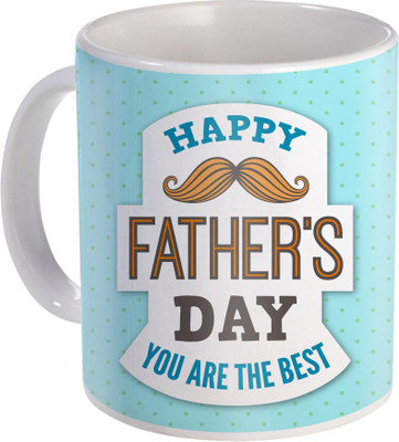 

SKY TRENDS Gift For Fathers Day In Coffee His Anniversary/Birthday Present JSD-052 Ceramic Mug(350 ml), Multicolor