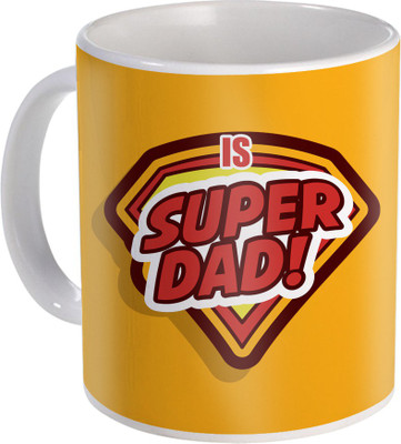 

SKY TRENDS Gift For Fathers Day In Coffee His Anniversary/Birthday Present JSD-046 Ceramic Mug(350 ml), Multicolor